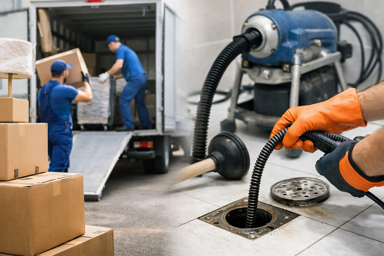 Μετακόμιση & Αποφράξεις αποχετεύσεων - Τι πρέπει να ξέρεις